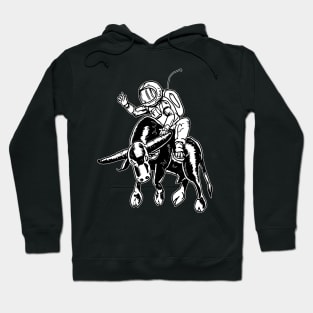 Astronaut is a rodeo clown Hoodie